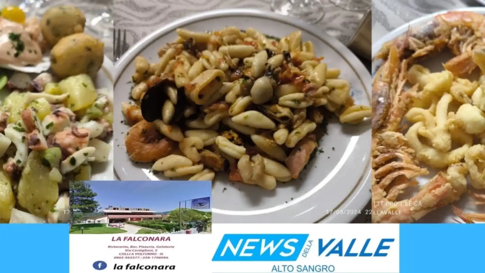 Colli a Volturno: al ristorante Pizzeria-La Falconara le cene a base di pesce diventano la tradizione del venerdi’.